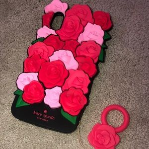 Kate Spade 3D Roses IPhone Case Cover‎